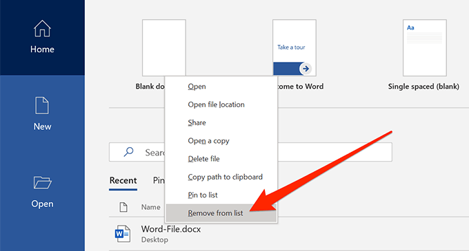 Clear open recent in microsoft word 2016 on mac download